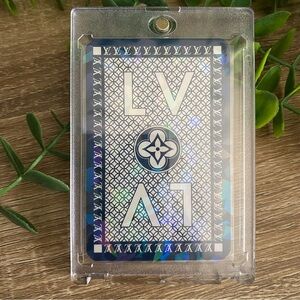 Louis Vuitton - Playing Card 4♥️ BLUE